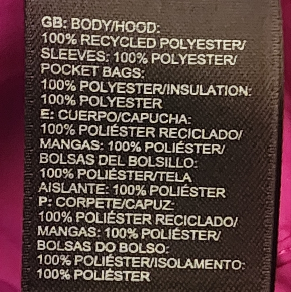 North face girls jacket sz youth M nwot. CLBBR - Picture 5 of 7